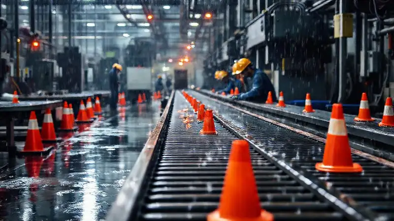 La fábrica inundada genera urgencia y preocupación
