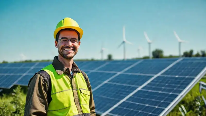 Energía sostenible ilumina un futuro limpio