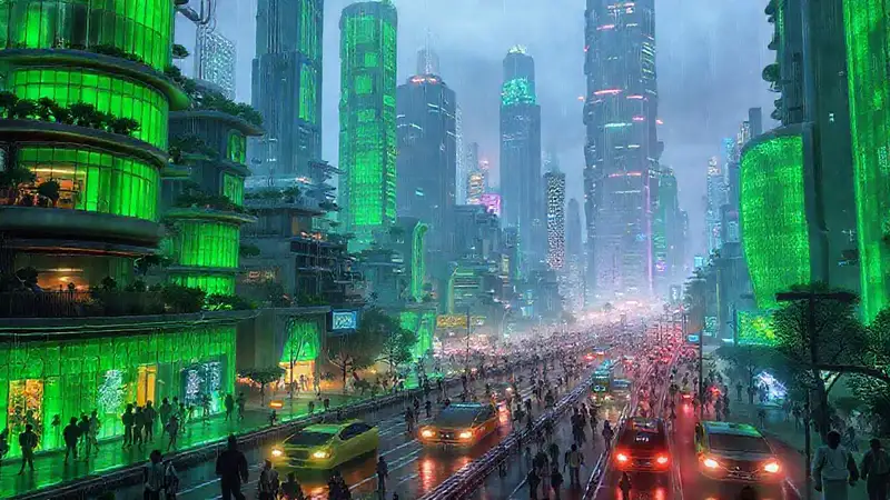 Ciudad futurista