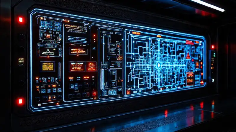 Panel futurista transmite alertas serias