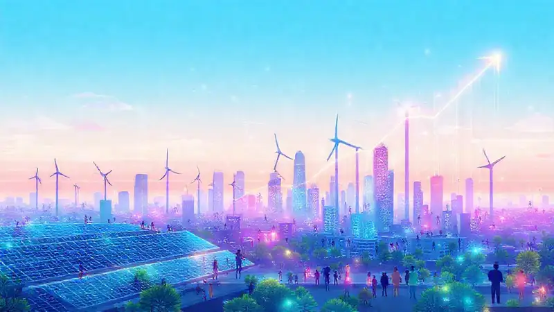 Ciudad futurista sostenible