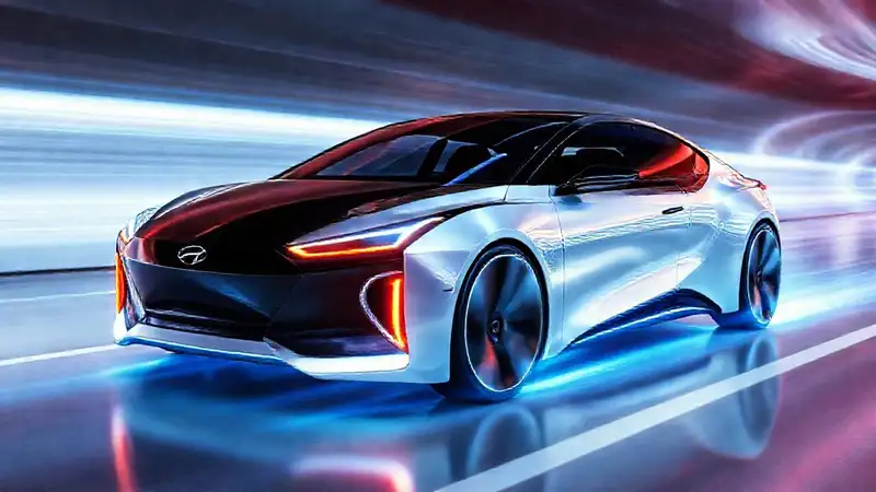 Hyundai eléctrico futurista y elegante