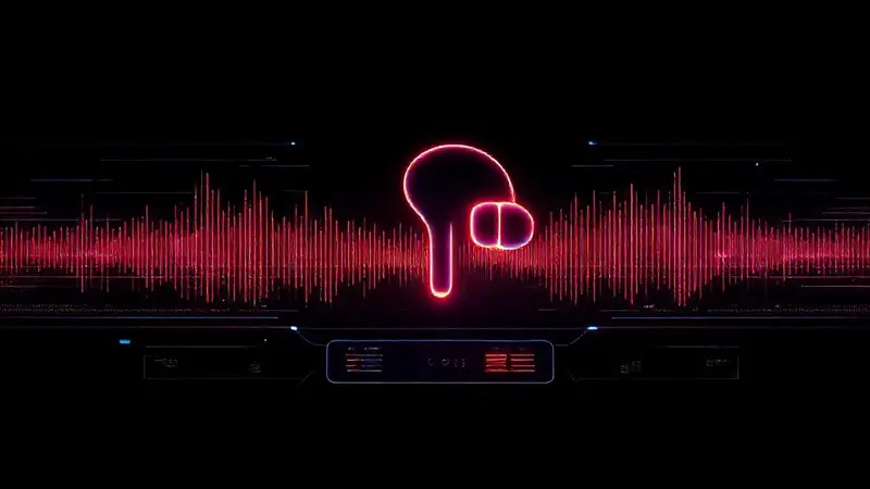 Interfaz futurista: diseño tecnológico y vibrante