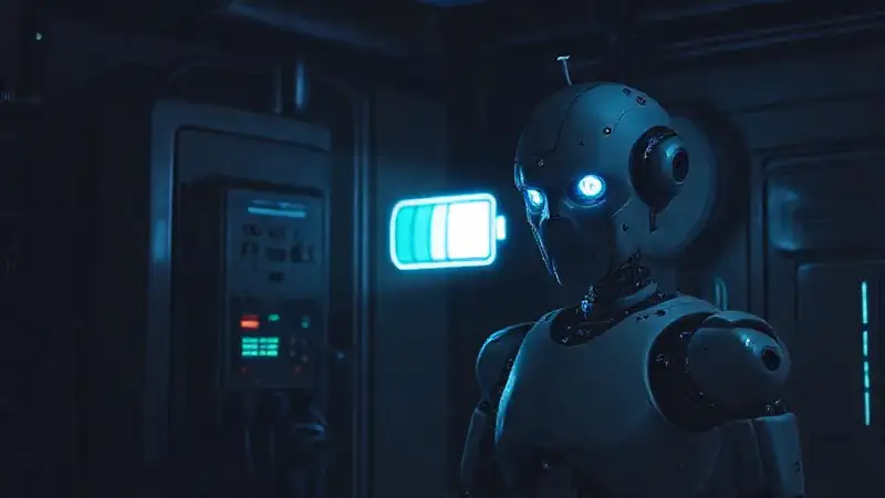 El robot necesita carga y ansiedad