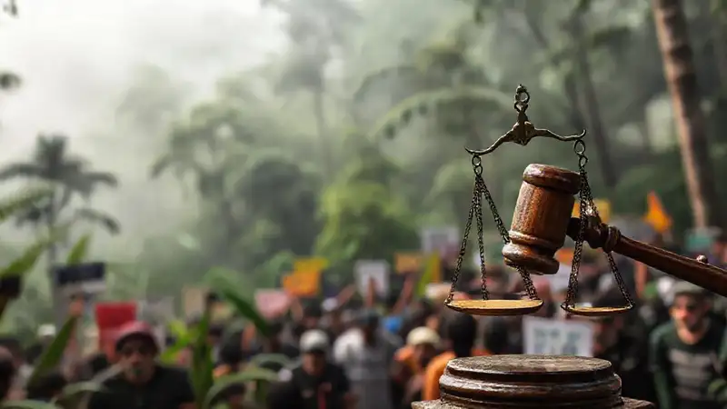 La justicia lucha contra la deforestación tóxica