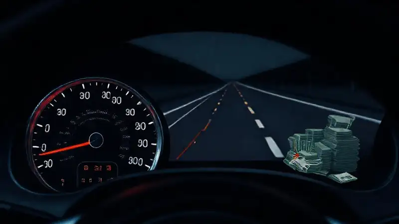 La carretera oscura revela ansiedad financiera