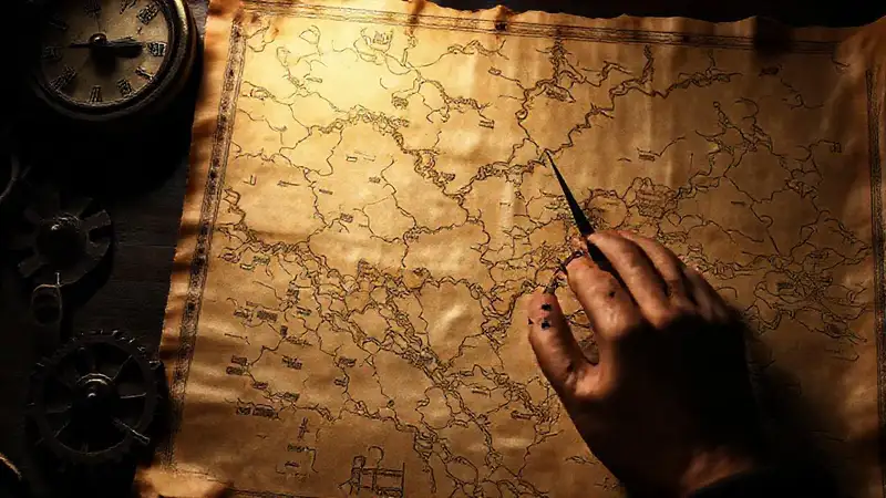El mapa antiguo revela conocimiento olvidado