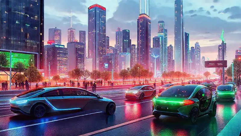 Una ciudad futurista