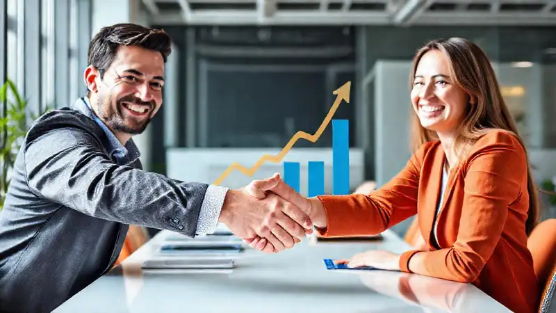 Éxito colaborativo en un entorno profesional