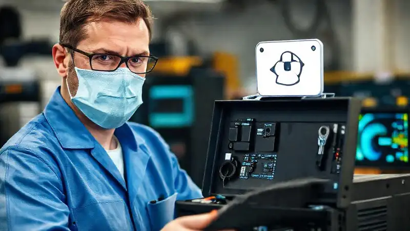 Técnico actualiza componentes informáticos profesionalmente