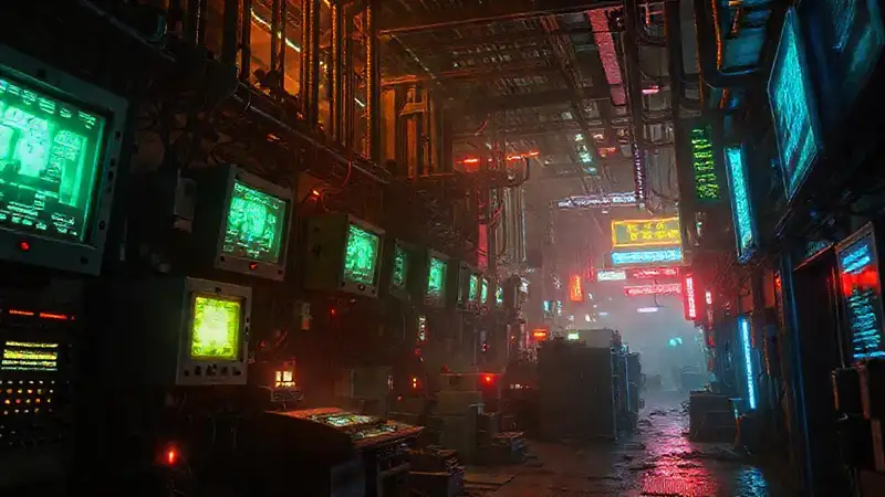 Factoría cyberpunk: brillo