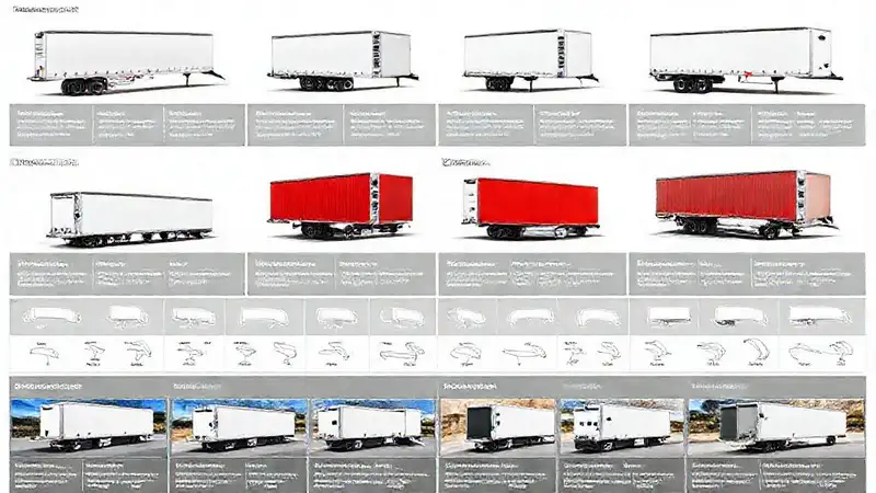 Presenta datos técnicos de remolques diversos