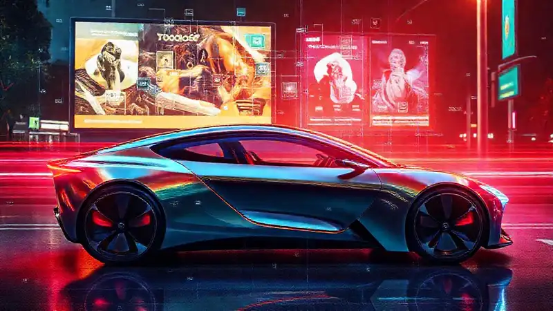 Coche futurista ofrece experiencia digital inmersiva