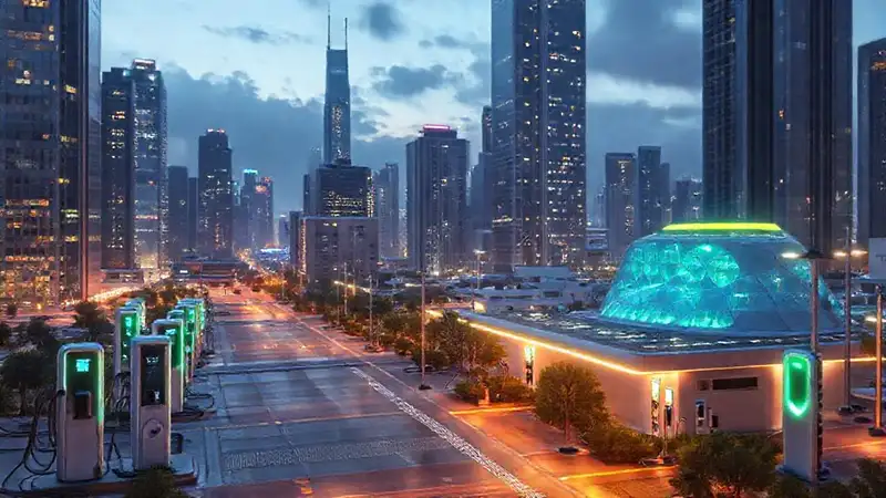 Ciudad del futuro, energía limpia y avanzada
