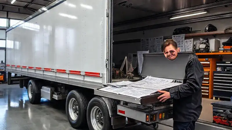 Un técnico muestra información profesionalmente