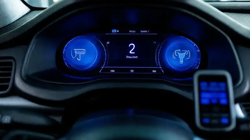 El salpicadero moderno diagnostica automóviles profesionalmente