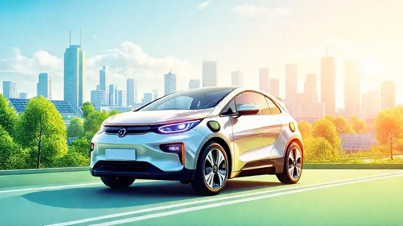 Coches eléctricos y ciudades futuristas brillan