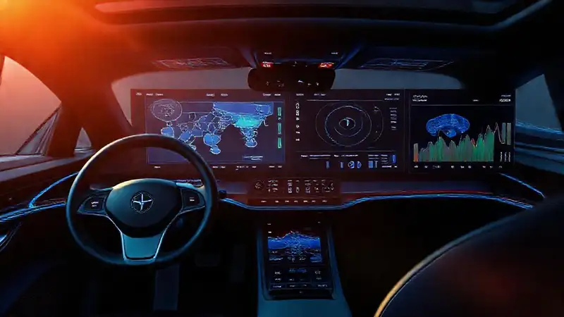 El interior eléctrico es tecnológico y costoso