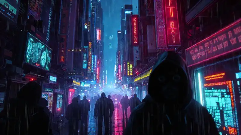 Ciudad cyberpunk: tecnología