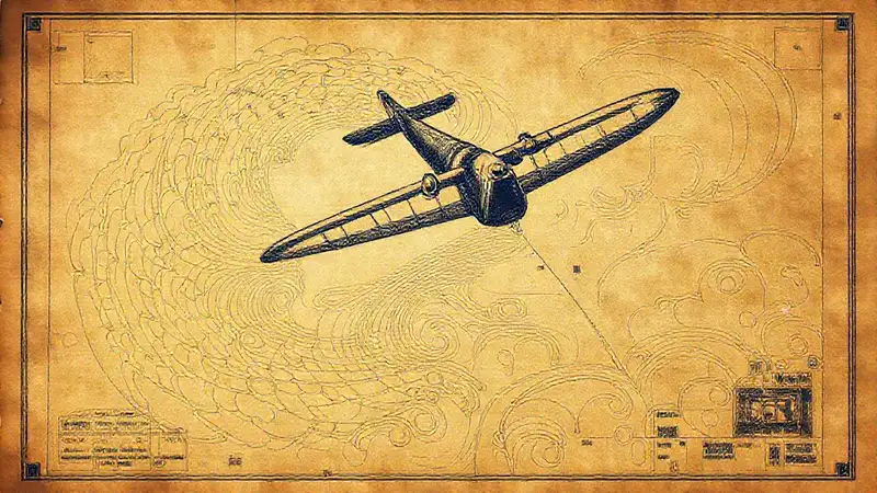 Planos aéreos antiguos evocan historia y vuelo