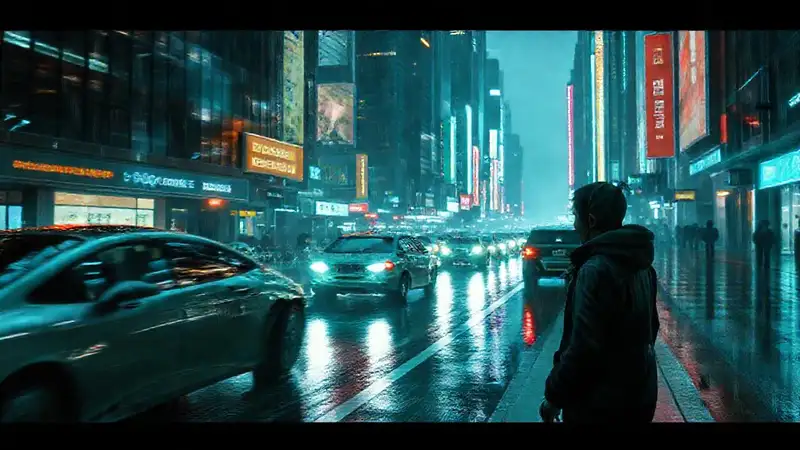 Una ciudad futurista