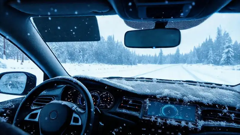 Coche eléctrico diagnostica frío invernal