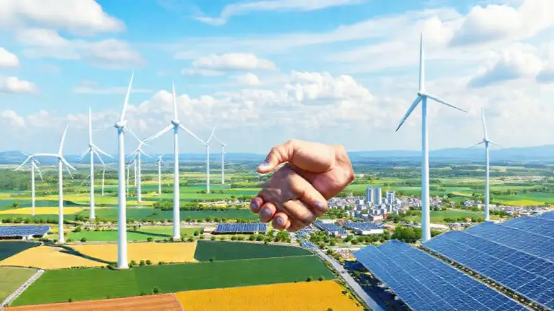 Tecnología sostenible y futuro brillante