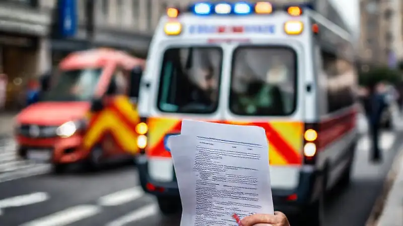 Vehículo de emergencia crea caos informativo