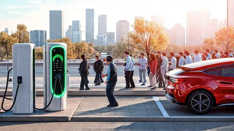 Estaciones de carga muestran rapidez eléctrica