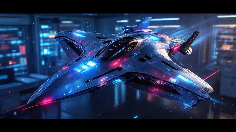 Vehículos futuristas, diseño elegante y digital