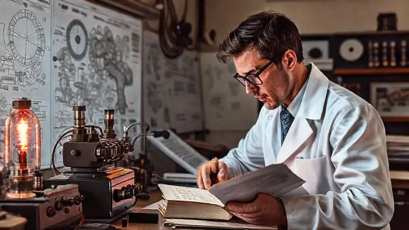 Investigador estudia energía en laboratorio
