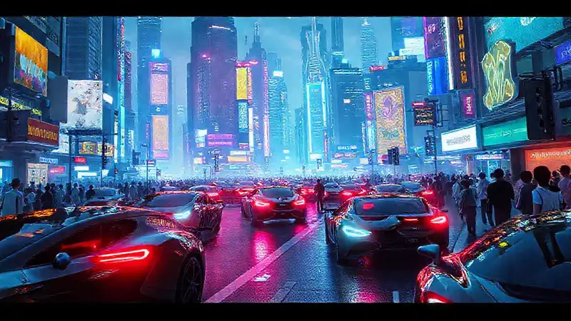 Una ciudad futurista