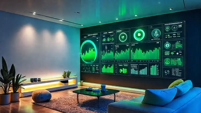 Hogar inteligente, energía sostenible y tranquilo