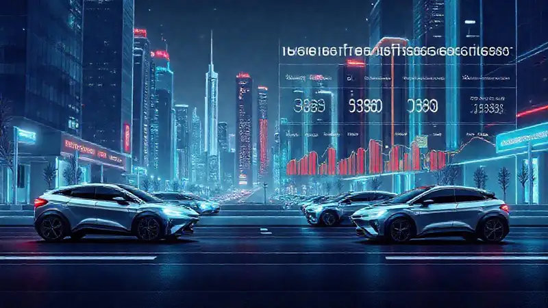 Ciudad futurista: diseño moderno y datos