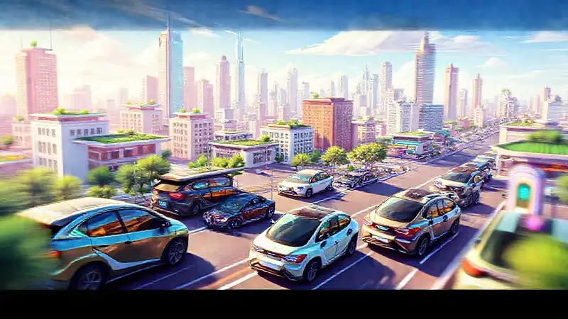 Una ciudad futurista y vibrante emerge