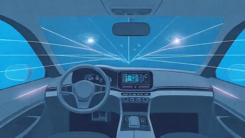 Un coche moderno y tecnológico destaca