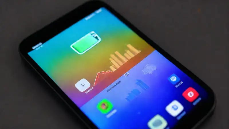 El smartphone muestra datos visualizados claramente
