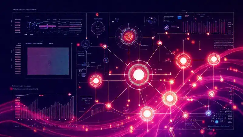 Interfaces digitales futuristas presentan datos complejos
