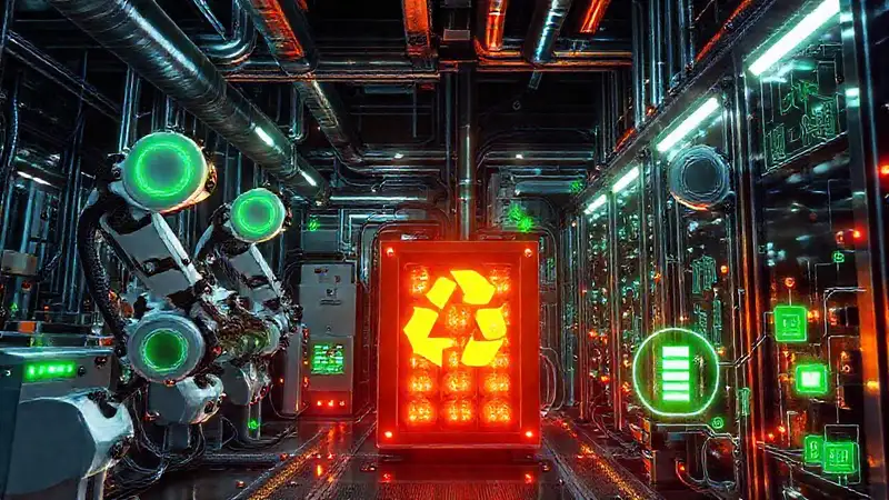 Un futuro reciclaje de baterías robótico y verde