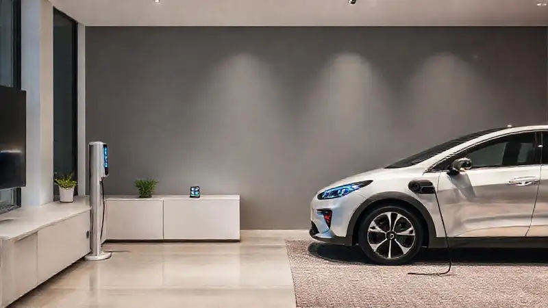 Un salón moderno, tecnológico y limpio