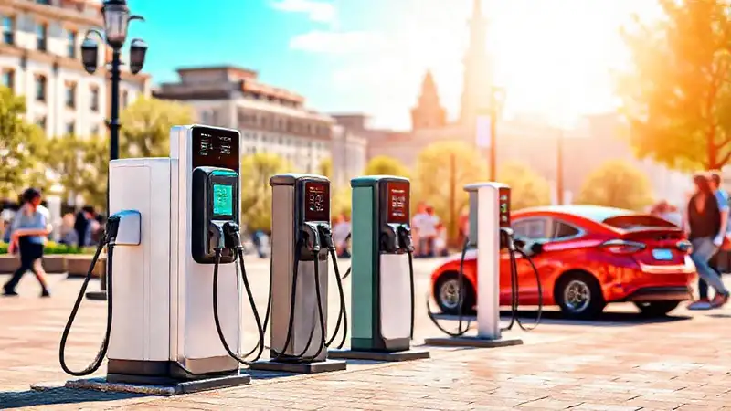 Carga eléctrica en espacios públicos vibrantes