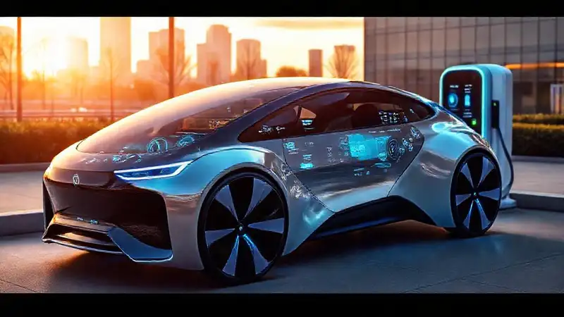 Coche futurista: diseño tecnológico y conectado