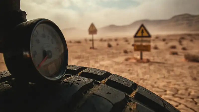 Tires alertan en desierto infernal