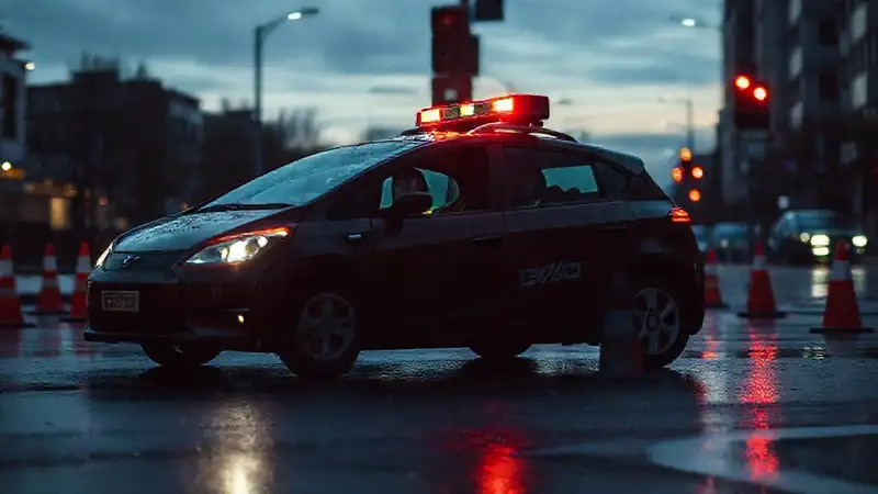 Un conductor atento resuelve un incidente urbano