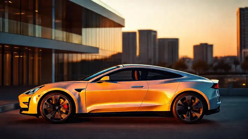 Un coche eléctrico lujoso define un estilo urbano