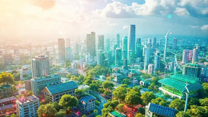 Ciudad del futuro: energía verde y datos