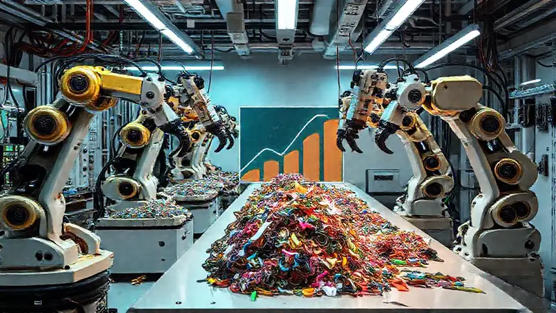 Un laboratorio reciclaje textil robótico y sostenible